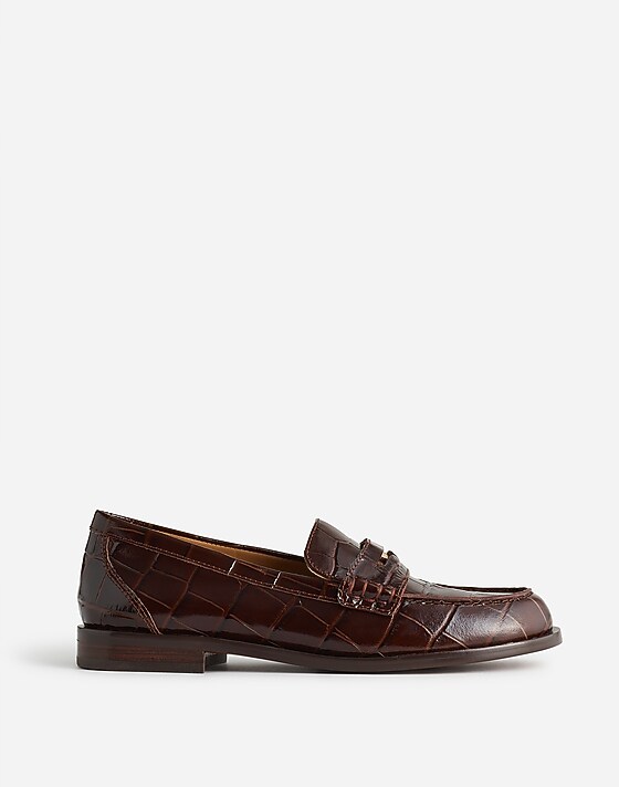 madewell The Grayson Penny Loafer chocolate raisin