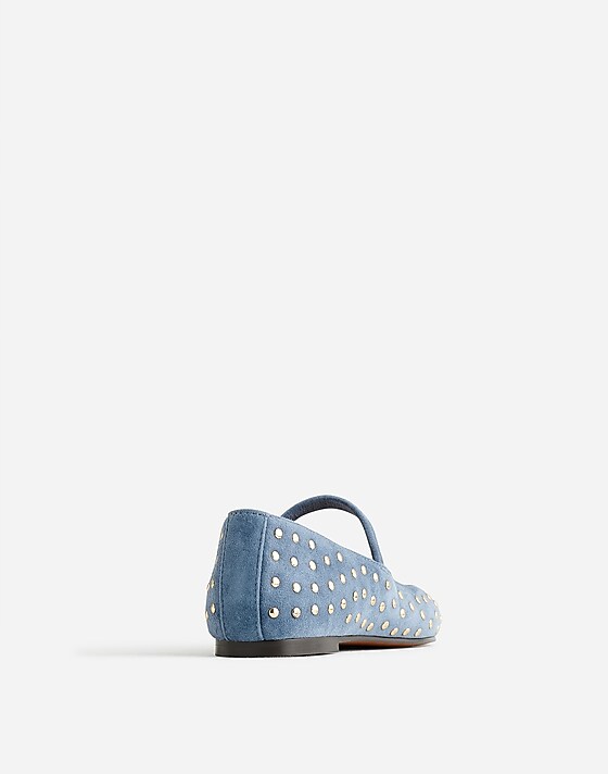 Madewell The Greta Ballet Flat Basalt Blue