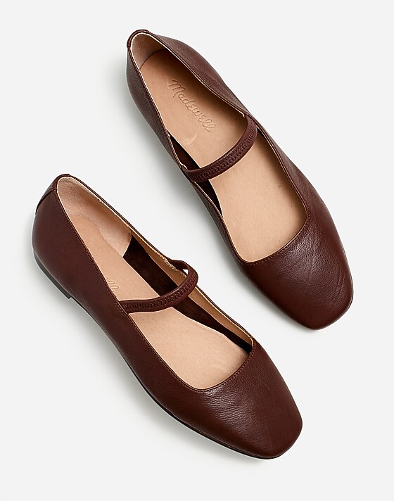 Madewell The Greta Ballet Flat Chocolate Raisin