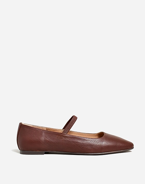 madewell The Greta Ballet Flat chocolate raisin