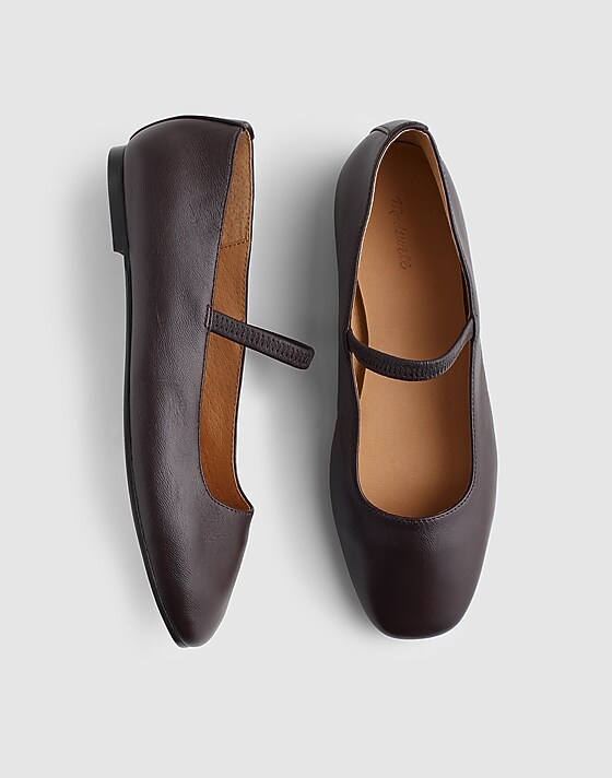 Madewell The Greta Ballet Flat Coffee Bean