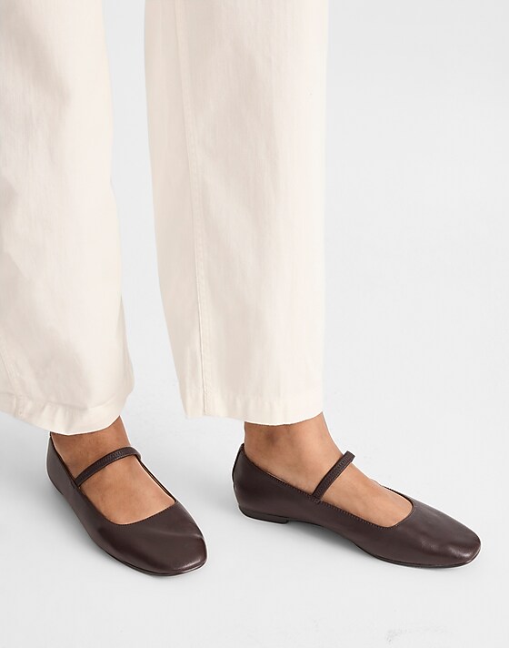 Madewell The Greta Ballet Flat Coffee Bean