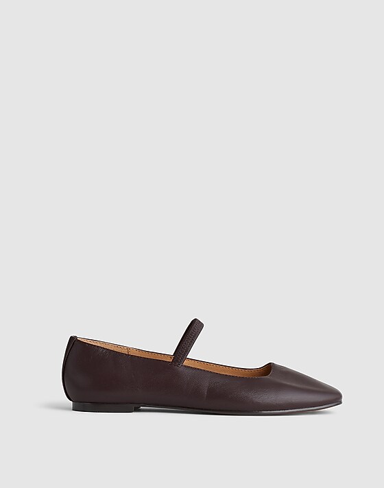 madewell The Greta Ballet Flat coffee bean