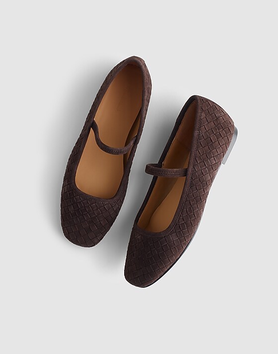 Madewell The Greta Ballet Flat Dark Roast