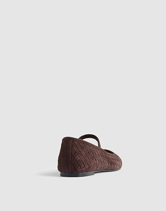 Madewell The Greta Ballet Flat Dark Roast