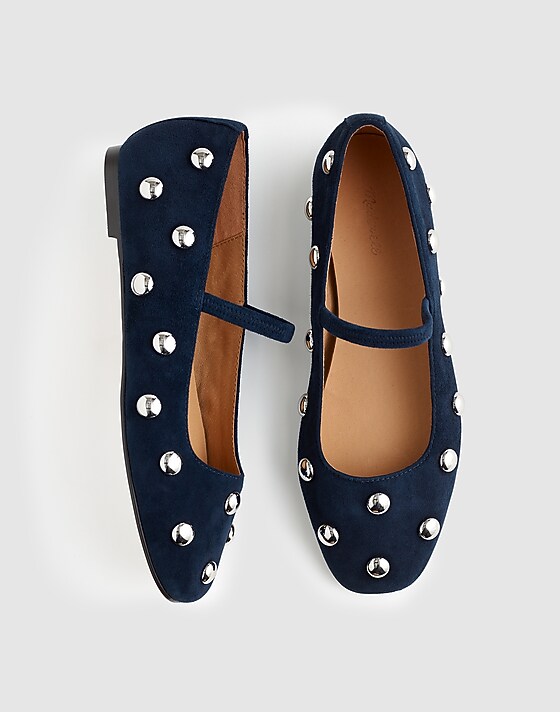 Madewell The Greta Ballet Flat Deep Indigo