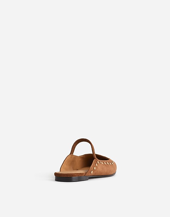 Madewell The Greta Ballet Flat Mule Aged Cognac
