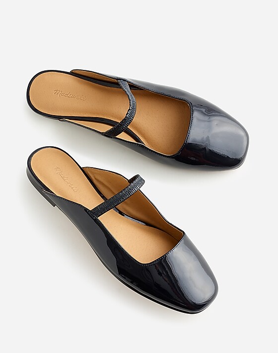 Madewell The Greta Ballet Flat Mule Deep Indigo
