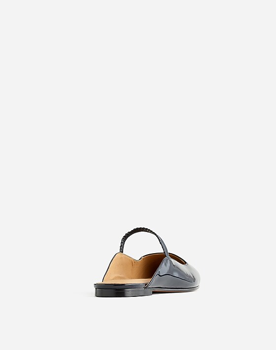 Madewell The Greta Ballet Flat Mule Deep Indigo