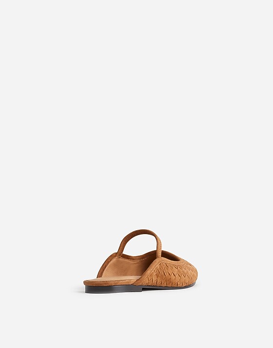 Madewell The Greta Ballet Flat Mule Warm Hickory