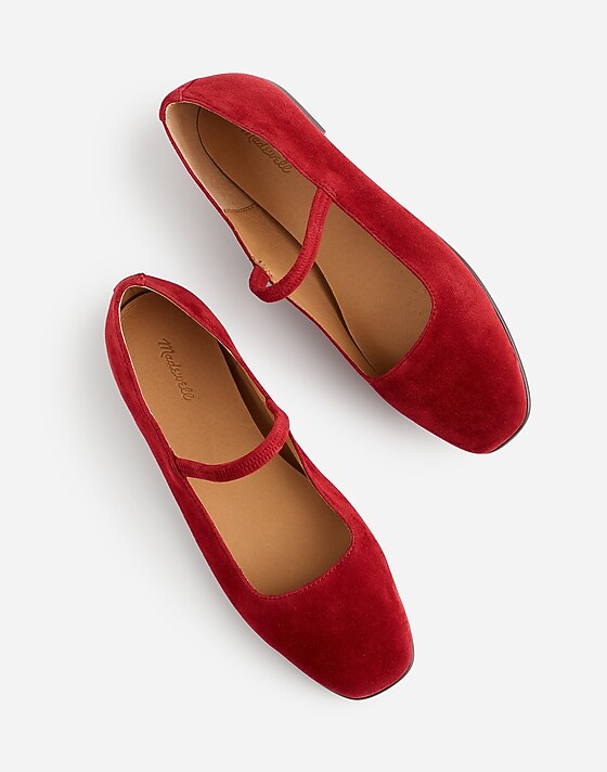 Madewell The Greta Ballet Flat Ruby Port