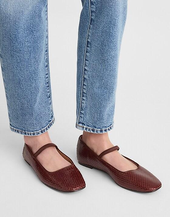 Madewell The Greta Ballet Flat Stained Rosewood
