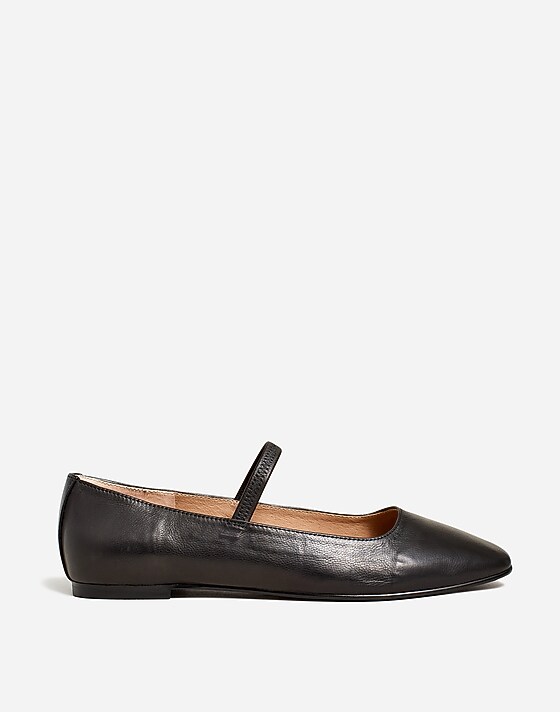madewell The Greta Ballet Flat true black