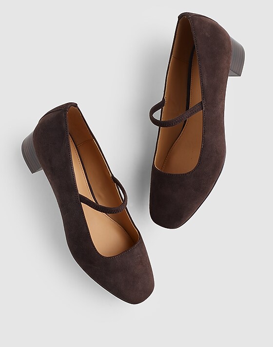 Madewell The Greta Pump Dark Roast