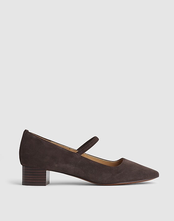 madewell The Greta Pump dark roast