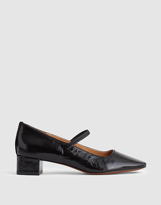 madewell The Greta Pump true black