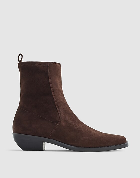 madewell The Idris Ankle Boot dark carob