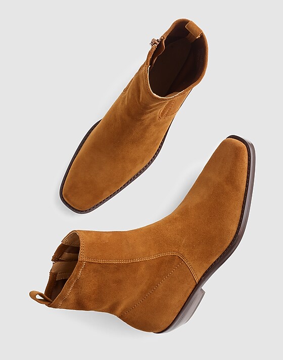 Madewell The Idris Ankle Boot Russet