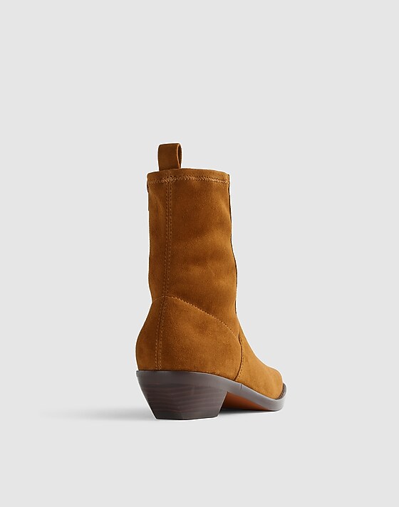 Madewell The Idris Ankle Boot Russet
