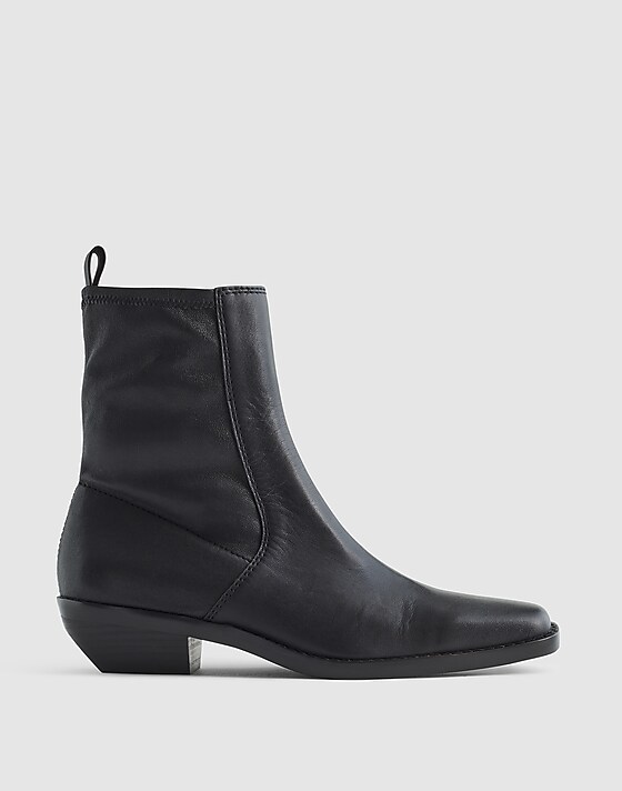 madewell The Idris Ankle Boot true black