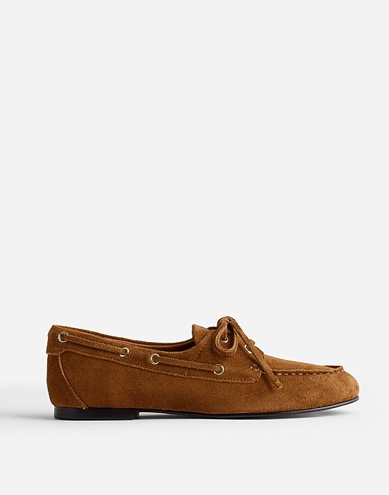 Madewell The Jamie Boat Shoe Dried Acorn