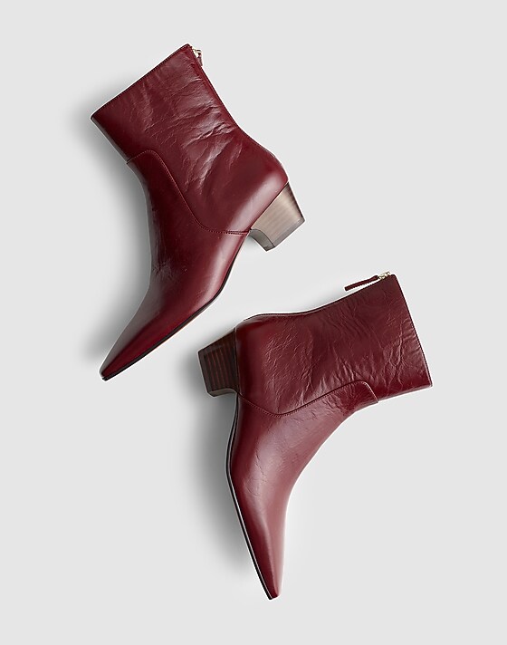 Madewell The Lexie Ankle Boot Aged Wine