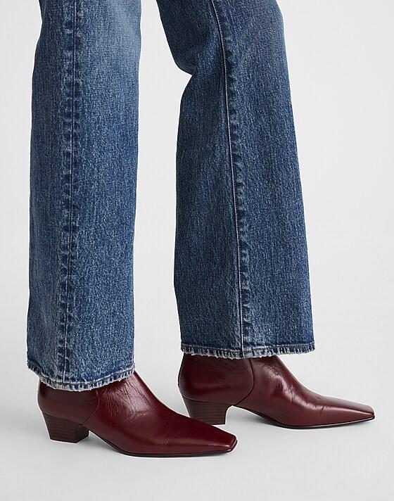 Madewell The Lexie Ankle Boot Aged Wine