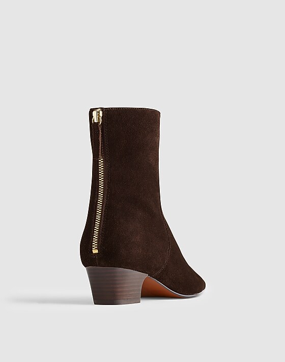 Madewell The Lexie Ankle Boot Dark Carob