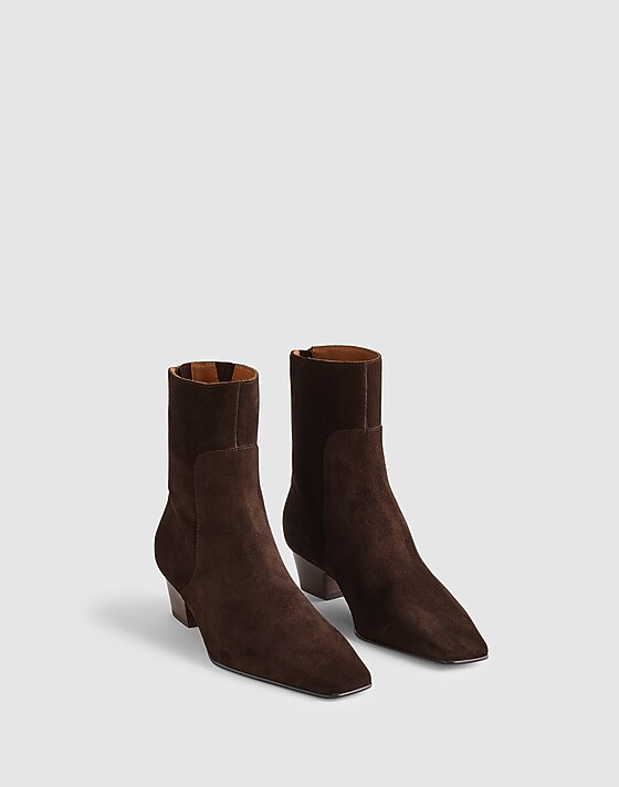 Madewell The Lexie Ankle Boot Dark Carob