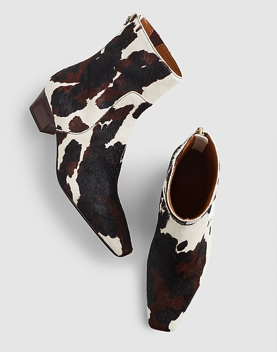 Madewell The Lexie Ankle Boot Dark Carob Multi