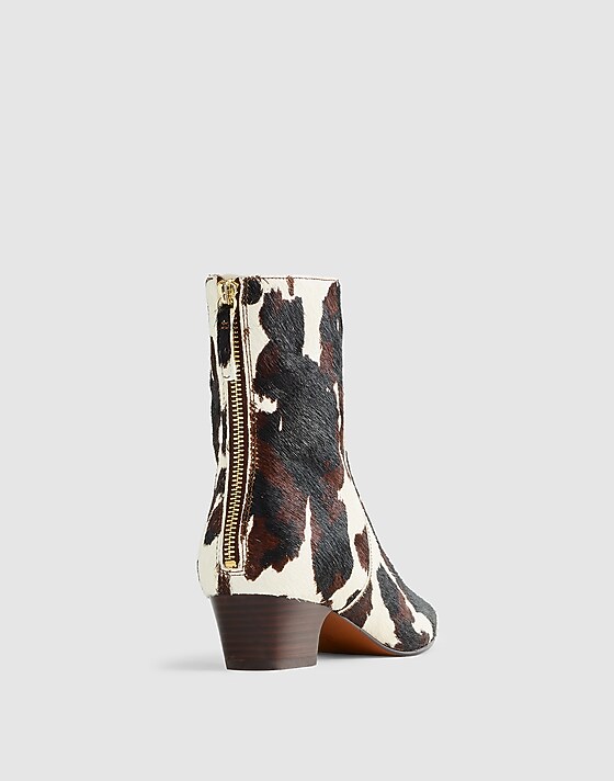 Madewell The Lexie Ankle Boot Dark Carob Multi