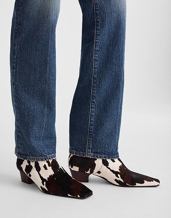 Madewell The Lexie Ankle Boot Dark Carob Multi