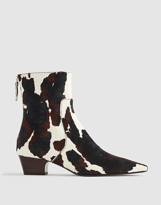 madewell The Lexie Ankle Boot dark carob multi