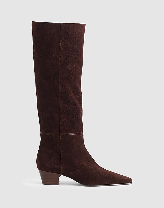 madewell The Lexie Tall Boot coffee bean