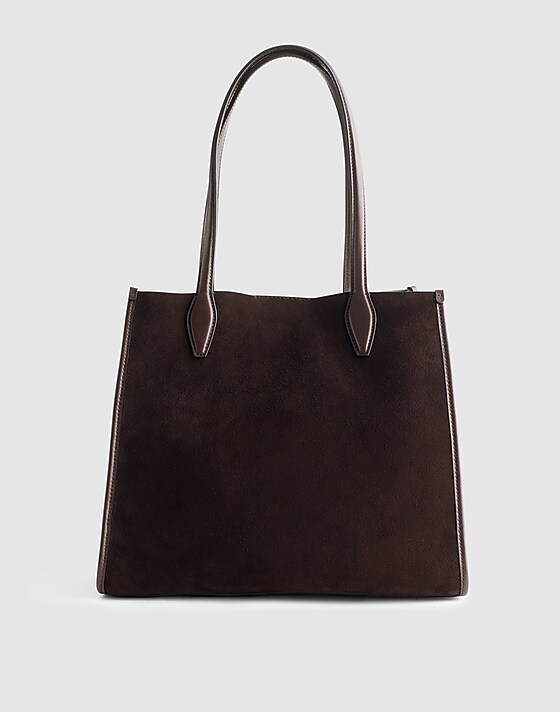 Madewell The Lexington Oversized Tote Dark Carob