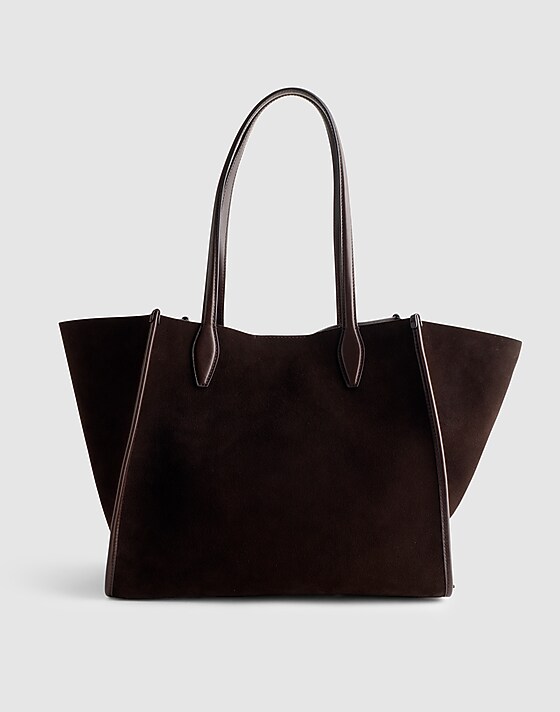 madewell The Lexington Oversized Tote dark carob