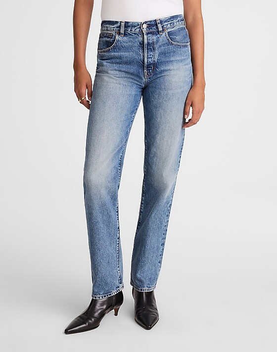 Madewell The Longline Straight Jean Atlin Wash