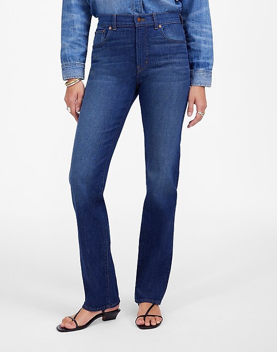 Madewell The Longline Straight Jean Birch Wash