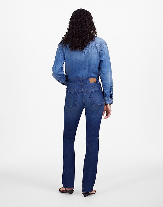 Madewell The Longline Straight Jean Birch Wash
