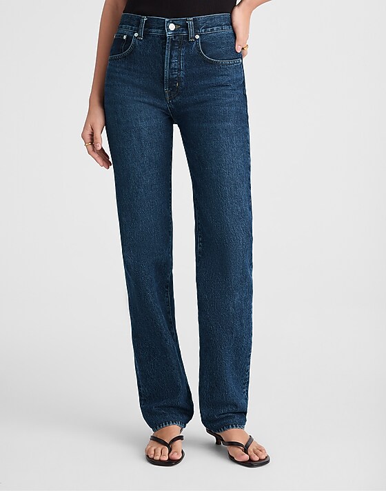 Madewell The Longline Straight Jean Mckinney Wash