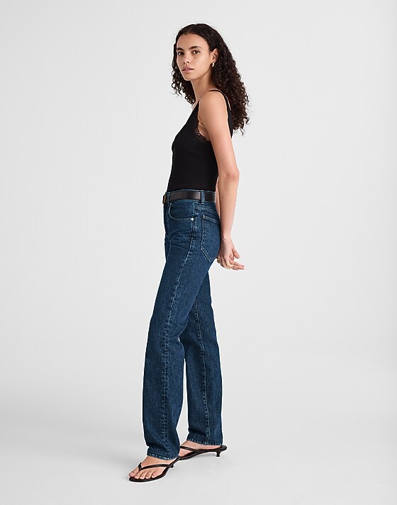 Madewell The Longline Straight Jean Mckinney Wash