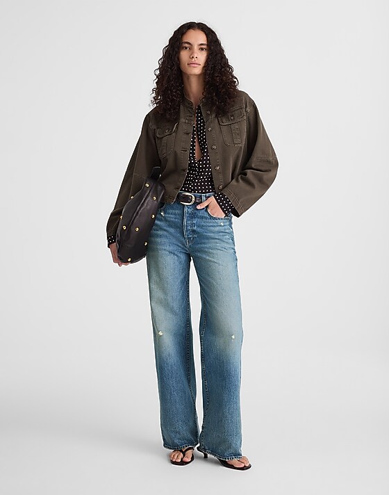 madewell The Low-Slung Baggy Jean robertson wash