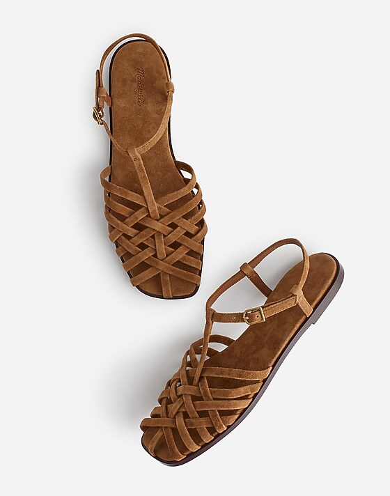 Madewell The Milano Fisherman Sandal Cumin