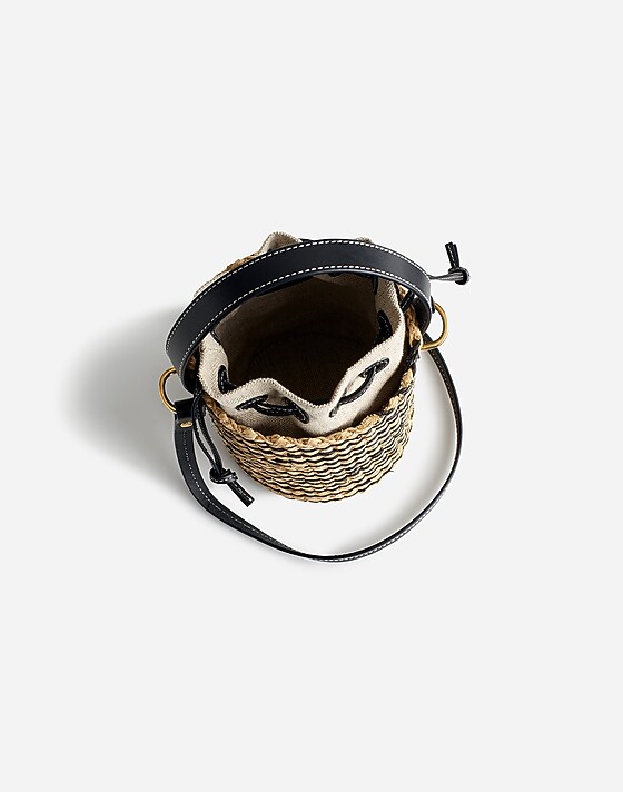 Madewell The Mini Basket Bag Natural Multi