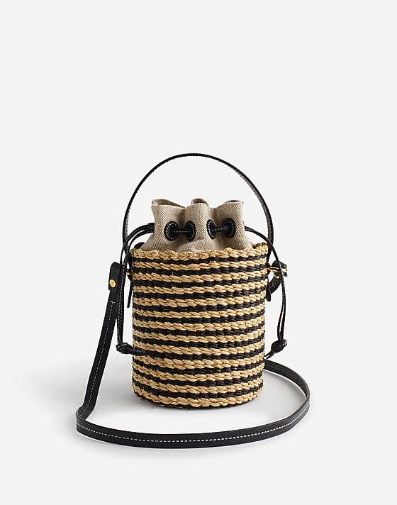 madewell The Mini Basket Bag natural multi