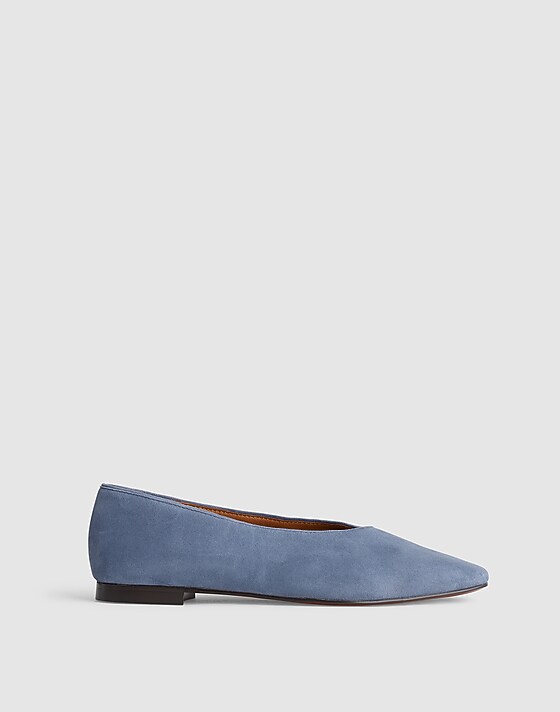 madewell The Mylie Ballet Flat basalt blue