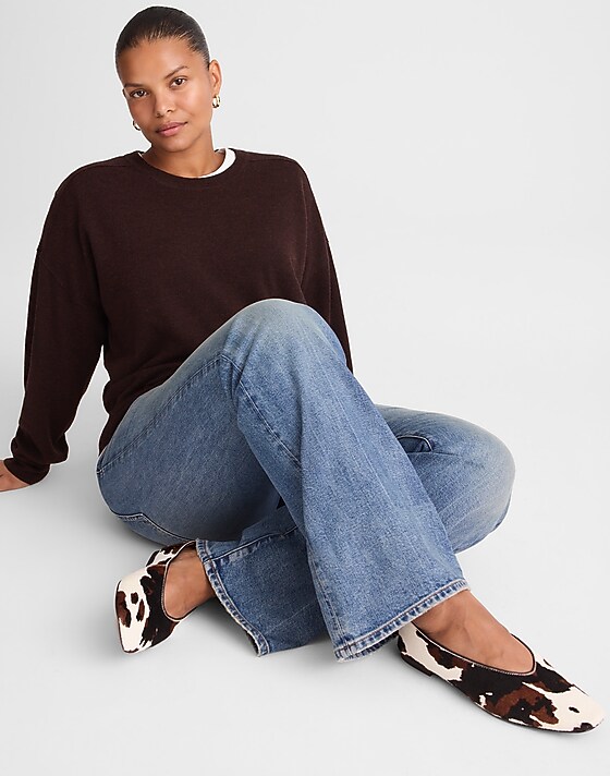 Madewell The Mylie Ballet Flat Dark Carob Multi