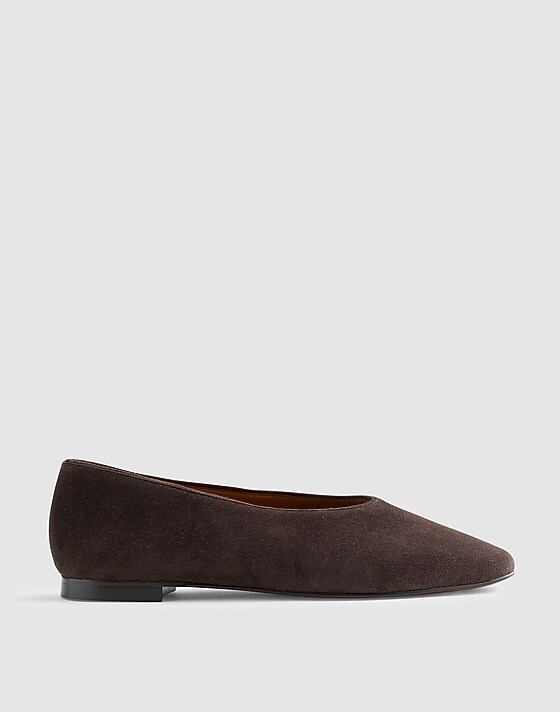 madewell The Mylie Ballet Flat dark carob