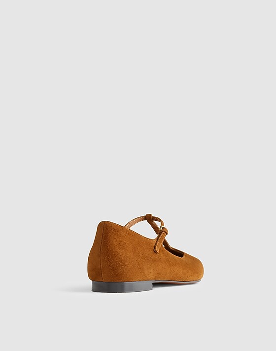 Madewell The Mylie T-Strap Flat Russet