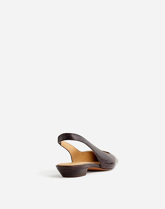 Madewell The Ophelia Slingback Flats Espresso Bean